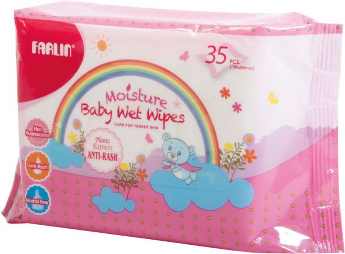 Farlin Wet Wipes 35's Anti Rash [dt005a] | Jeevee