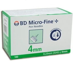 BD MICROFINE PEN NEEDLE 0.23MM(32G) * 4MM