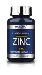 ZINC 25MG TAB (SCITEC), 100tabs