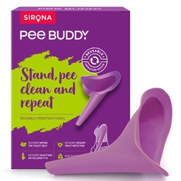 PEEBUDDY - STAND AND PEE REUSABLE PORTABLE URINATION FUNNEL FOR WOMEN ( 1 UNIT)