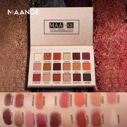 MAANGE 18 COLORS EYESHADOW PALETTE SHIMMER MATTE