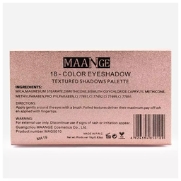 MAANGE 18 COLORS EYESHADOW PALETTE SHIMMER MATTE
