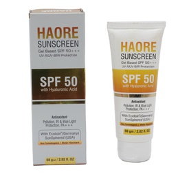 HAORE SUNSCREEN GEL BASED 50+++, 60GM