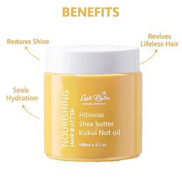 EARTH RHYTHM HAIR BUTTER – KUKUI NUT, SHEA BUTTER & HIBISCUS CONDITIONER- 100 ML