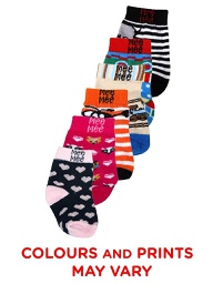 Mee Mee Baby-Boy's Cotton Socks (Pack of 6)(Colors & Print May Vary)(0-6 months)