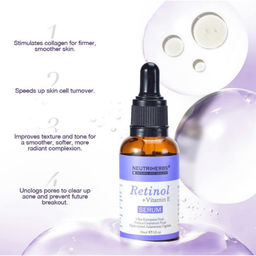 NEUTRIHERBS RETINOL SERUM WITH VITAMIN E FOR AGING & ACNE SKIN