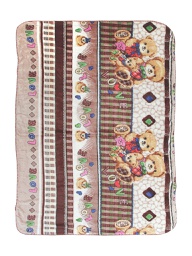 MEE MEE DOUBLE LAYER REVERSIBLE SOFT BABY BLANKET (MM-8290)