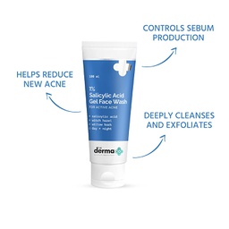 THE DERMA CO. 1% SALICYLIC ACID GEL FACE WASH 100ML