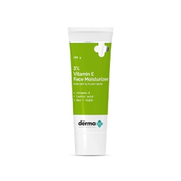 THE DERMA CO. 3% VITAMIN E FACE MOISTURIZER 100G