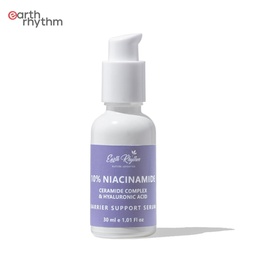 EARTH RHYTHM 10% NIACINAMIDE, CERAMIDES COMPLEX & HYALURONIC ACID REVITALISING SERUM - 30 ML