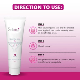 SEBOGEL SALICYLIC ACID & NICOTINAMIDE GEL 30GM