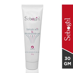 SEBOGEL SALICYLIC ACID & NICOTINAMIDE GEL 30GM