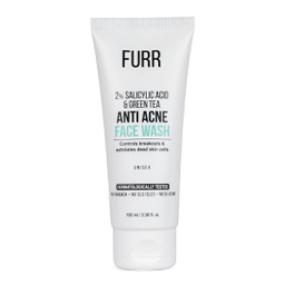 FURR 2% SALICYLIC ACID & GREEN TEA ANTI ACNE FACE WASH - 100ML