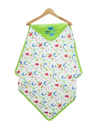 MEE MEE WRAPPER BLANKET WITH HOOD WRAPPER [MM-8190 C] (Green)