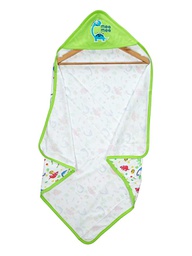 MEE MEE WRAPPER BLANKET WITH HOOD WRAPPER [MM-8190 C] (Green)
