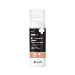 Get 1% Hyaluronic Tinted Sunscreen Gel_the Derma Co, 50gm