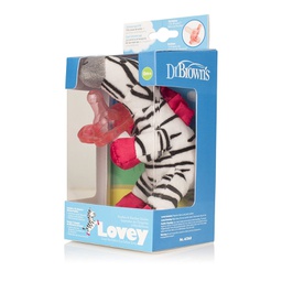 [AC156-P6] DR. BROWN'S LOVEY PACIFIER AND TEETHER HOLDER