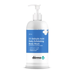 THE DERMA CO 1% SALICYLIC ACID DAILY EXFOLIATING BODY 250ML