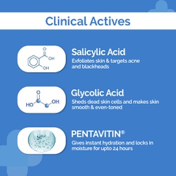 THE DERMA CO 1% SALICYLIC ACID DAILY EXFOLIATING BODY 250ML