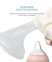 [FB120-1] AIWIBI NEW BORN SOFT SILICONE FEEDING BOTTLE 120ML