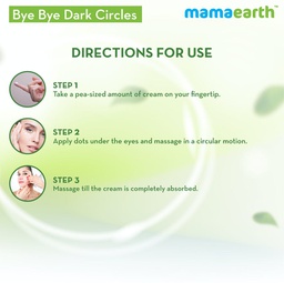 Mamaearth - Under Eye Cream, Bye Bye Dark Circles