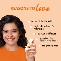 PLUM MANDARIN & 3% VITAMIN C, PEPTIDE & CAFFEINE EYE CREAM 15GM