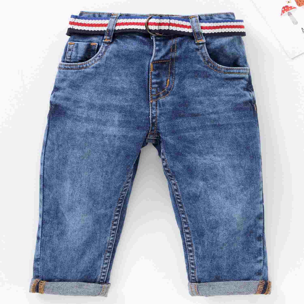 Babyhug Full Length Jeans - Blue main image 1