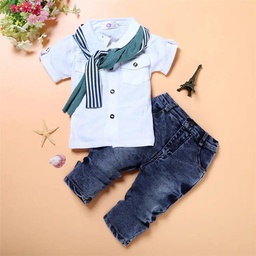 SALT KIDS SUIT SETS T SHIRT AND JEANS (3-4 years)