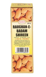 HAMDARD PURE ALMOND OIL (RAUGHAN-E-BADAM-SHIREEN) 100ML