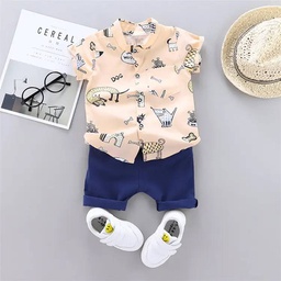 SALT KIDS COTTON SHORT SLEEVE TSHIRT WITH SHORTS (3-4 years)