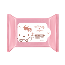 CATHY DOLL MICELLAR CLEANSING WATER MAKEUP WIPES 30SHEETS X 2PCS