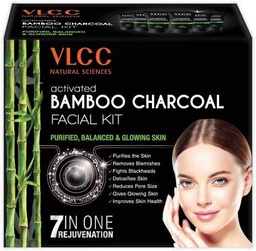 VLCC ACTIVATED BAMBOO POWDER CHARCOAL FACIAL KIT, 60G