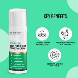 DR.SHETH’S KESAR & KOJIC DAILY PIGMENTATION CORRECTION CREAM-30G