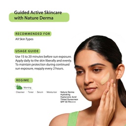 NATURE DERMA HYALURONIC TINTED SUNSCREEN SPF 50 PA++++ - 50 ML