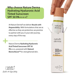 NATURE DERMA HYALURONIC TINTED SUNSCREEN SPF 50 PA++++ - 50 ML