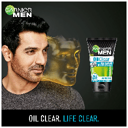 GARNIER MEN OIL CLEAR CLAY D-TOX DEEP CLEANSING ICY FACE WASH100G