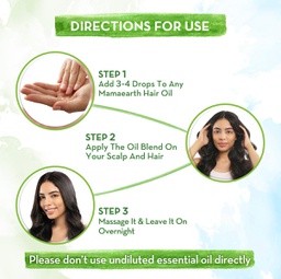 MAMAEARTH ROSEMARY ESSENTIAL OIL FOR HAIR GROWTH - 15 ML