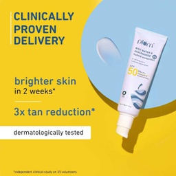 PLUM RICE WATER & NIACINAMIDE 2% HYBRID SUNSCREEN 50 GM