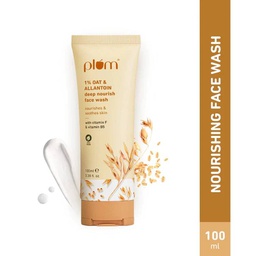 PLUM 1% OAT & ALLANTOIN DEEP NOURISH FACE WASH 100 ML
