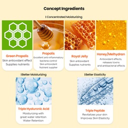 JMSOLUTION HONEY LUMINOUS ROYAL PROPOLIS MASK- PACK OF 10