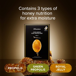 JMSOLUTION HONEY LUMINOUS ROYAL PROPOLIS MASK- PACK OF 10