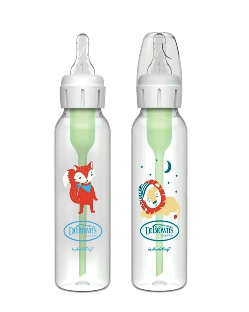 Dr. Brown's Options+ Anti-colic | Tétine Phase 2 Biberon à Col Large - 10