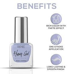 RENEE HYPER GEL NAIL PAINT-10ML(BABY BLUE)