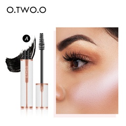 O.TWO.O WATERPROOF 3D SILK FIBER MASCARA WITH WHITE LEATHER TUBE