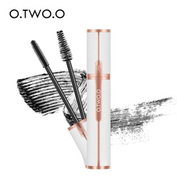 O.TWO.O WATERPROOF 3D SILK FIBER MASCARA WITH WHITE LEATHER TUBE