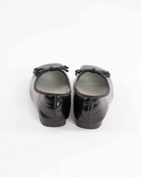 SALT BALLERINA FLATS WITH BOW- BLACK (39)