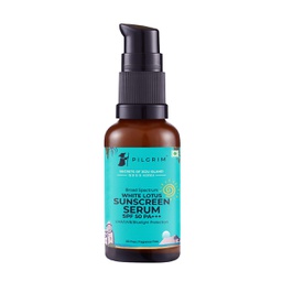 PILGRIM WHITE LOTUS SUNSCREEN SERUM SPF 50 PA+++ - 30ML