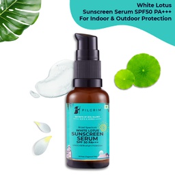 PILGRIM WHITE LOTUS SUNSCREEN SERUM SPF 50 PA+++ - 30ML