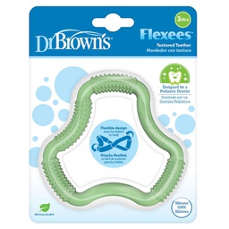 DR BROWN'S FLEXEES TEXTURED TEETHER, GREEN, 1- PACK