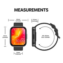 ZEBLAZE SMARTWATCH GTS 3 PLUS2.15"AMOLED SQUARE IP 68 (WHITE)